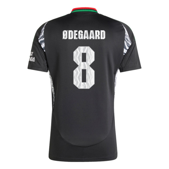 ØDEGAARD #8 Arsenal 24/25 Stadium Men's Away Shirt - Arsenal Font