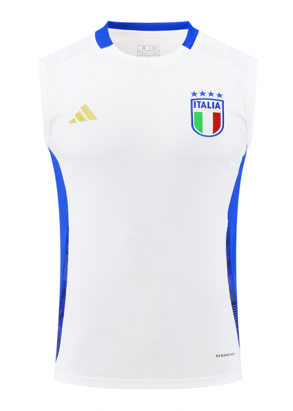 Italy 2024 Men's White Training Tank Top