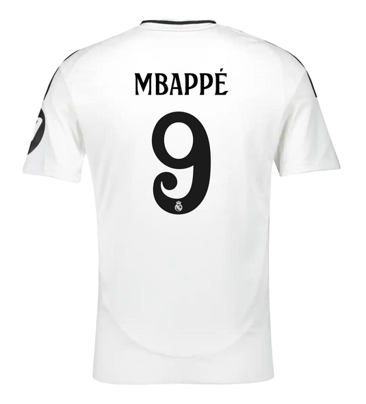 MBAPPÉ #9 Real Madrid 24/25 Stadium Men's Home Shirt