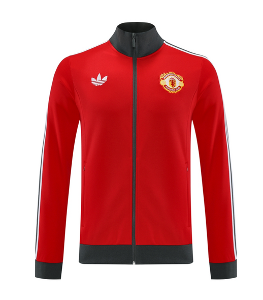 Manchester United 24/25 Men's Originals Red Long Zip Jacket