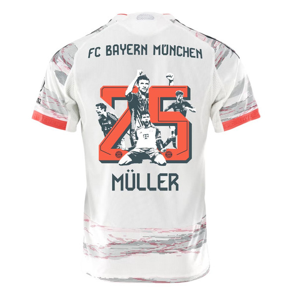 #25 MÜLLER Bayern Munich 25/26 Authentic Men's Away Shirt - Special Edition
