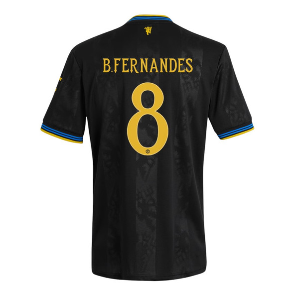 B.FERNANDES #8 Manchester United 25/26 Kid's Third Mini-Kit - Man United Font