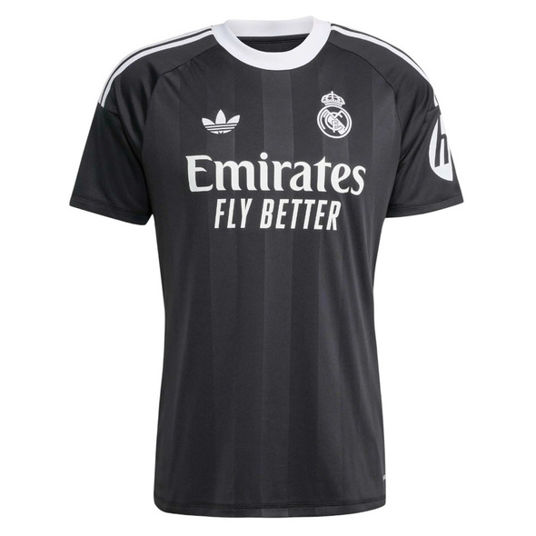 Real Madrid 25/26 Men's Black Goalkeeper Shirt
