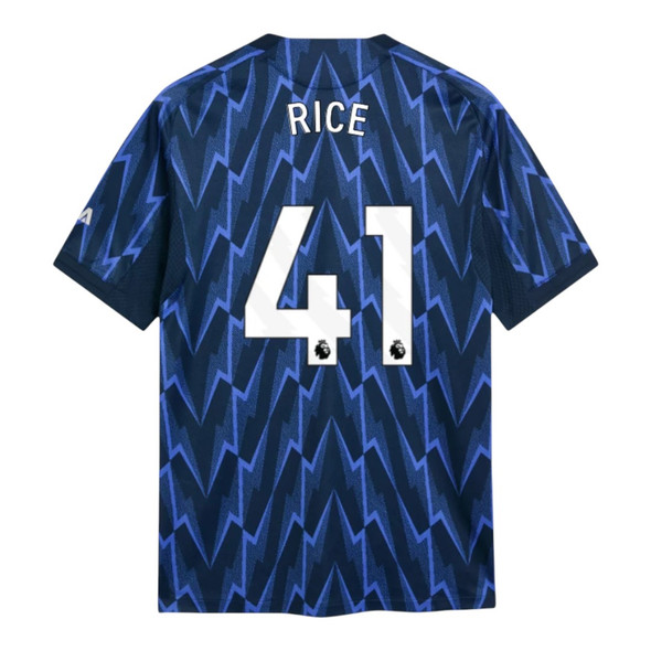 RICE #41 Arsenal 25/26 Authentic Men's Away Shirt - PL Font