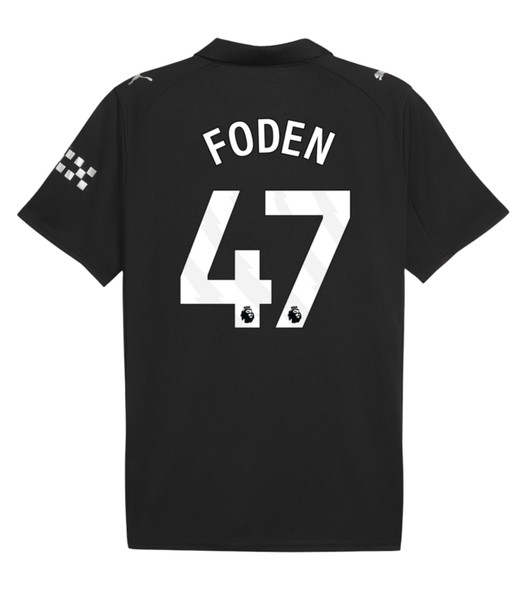 FODEN #47 Manchester City 25/26 Stadium Men's Away Shirt - PL Font