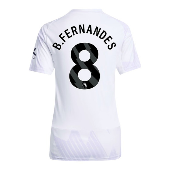 B.FERNANDES #8 Manchester United 25/26 Women's Away Shirt - PL Font