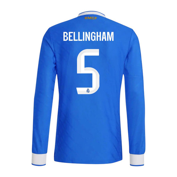 BELLINGHAM #5 Real Madrid 25/26 Men's Third Long Sleeve Shirt