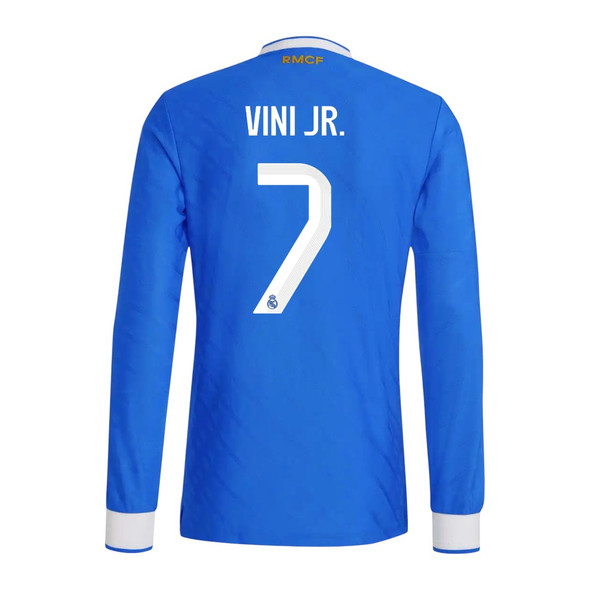 VINI JR #7 Real Madrid 25/26 Men's Third Long Sleeve Shirt