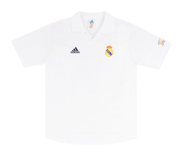 Real Madrid 01/02 Men's Anniversary Home Retro Shirt