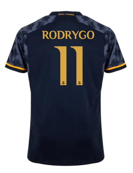 RODRYGO #11 Real Madrid 23/24 Stadium Men's Away Shirt