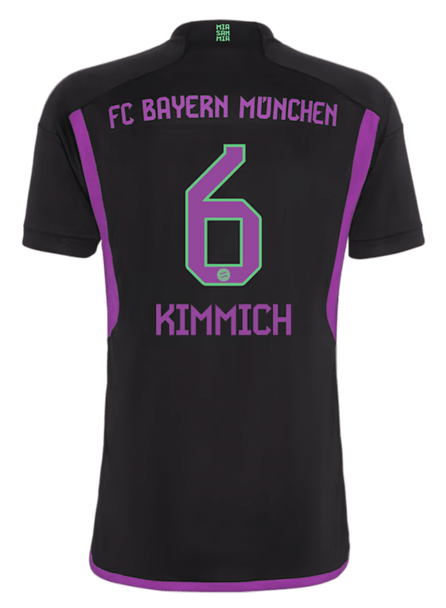 KIMMICH #6 Bayern Munich 23/24 Stadium Men's Away Shirt