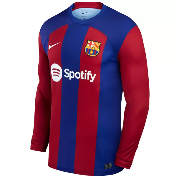 Barcelona 23/24 Men's Home Long Sleeve Shirt