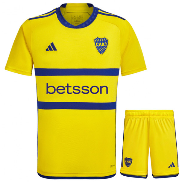 Boca Juniors 23/24 Kid's Away Shirt and Shorts