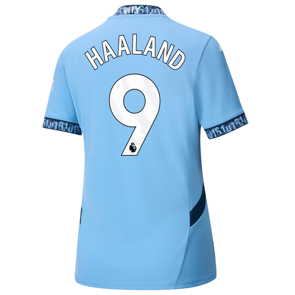 HAALAND #9 Manchester City 24/25 Women's Home Shirt - PL Font