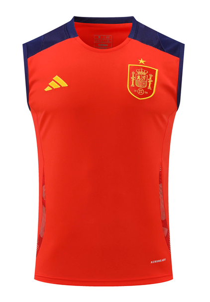 Spain 2024 Men's Red Training Tank Top