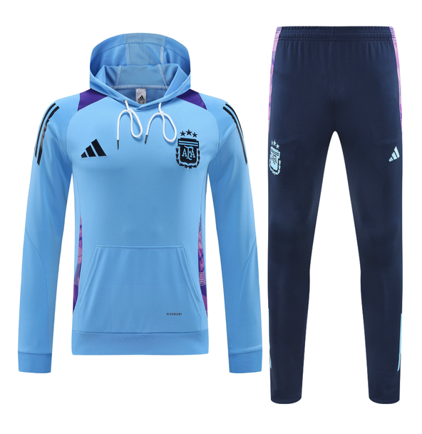 Argentina 24/25 Men's Blue Hoodie Tracksuit