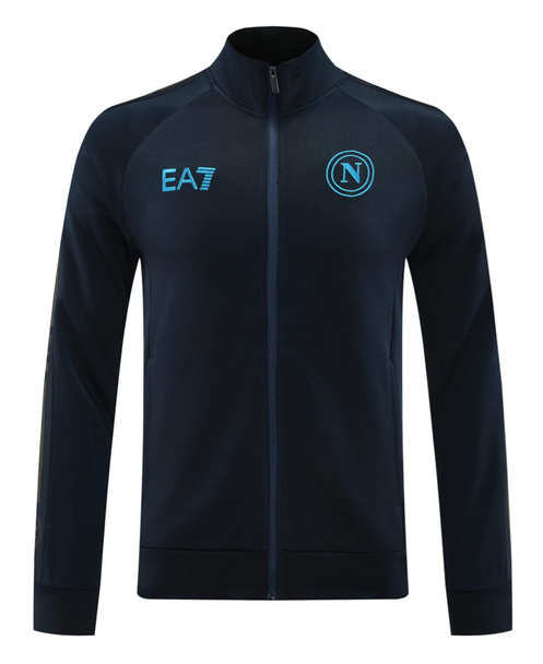 SSC Napoli 24/25 Men's Dark Blue Long Zip Jacket