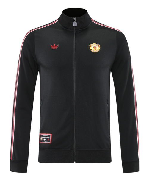 Manchester United 24/25 Men's Originals Terrace Icon Black Long Zip Jacket