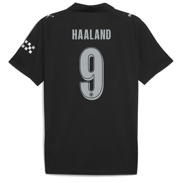 HAALAND #9 Manchester City 25/26 Stadium Men's Away Shirt - Man City Font