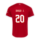 DIOGO J. #20 Liverpool 23/24 Authentic Men's Home Shirt - LFC Font