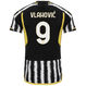 VLAHOVIĆ #9 Juventus 23/24 Stadium Men's Home Shirt