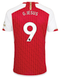G. JESUS #9 Arsenal 23/24 Stadium Men's Home Shirt - PL Font