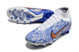 Nike Air Zoom Mercurial Superfly 9 Elite AG Football Boots - Blue/White