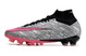 Nike Air Zoom Mercurial Superfly 9 Elite AG Football Boots - Gray/Pink/Black