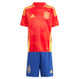 Spain 2024 Kid's Home Shirt and Shorts