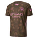 Manchester City 24/25 Kid's Brown Goalkeeper Shirt and Shorts