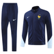 France 2024 Men's Navy Long Zip Jacket