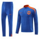 Netherlands 2024 Men's Blue Short Zip Tracksuit