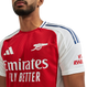 RICE #41 Arsenal 24/25 Authentic Men's Home Shirt - Arsenal Font