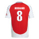 ØDEGAARD #8 Arsenal 24/25 Kid's Home Shirt and Shorts - Arsenal Font