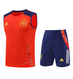 Spain 2024 Men's Red Training Tank Top