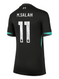 M.SALAH #11 Liverpool 24/25 Kid's Away Shirt and Shorts - PL Font