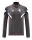 Real Madrid 24/25 Men's Gray Long Zip Jacket