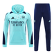 Arsenal 24/25 Men's Turquoise Hoodie Tracksuit