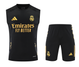 Real Madrid 24/25 Men's Black-Gold Training Tank Top