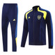 Boca Juniors 25/26 Men's Navy Long Zip Jacket