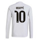 MBAPPÉ #10 Real Madrid 25/26 Authentic Men's Home Long Sleeve Shirt