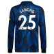 SANCHO #25 Men's 21/22 Long Sleeve Stadium Manchester United Third Shirt