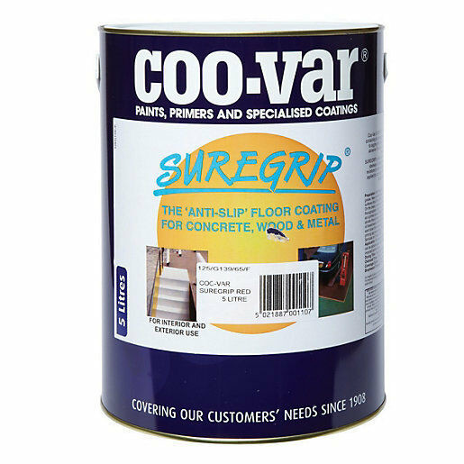 Coo-Var Sure Grip Anti Slip Floor Paint - Light Grey - 2.5 Litre ...