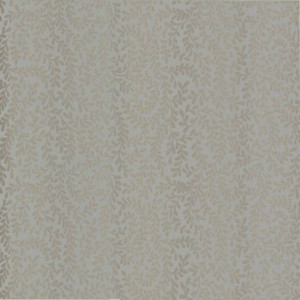 1838 Wallcoverings 1601-104-04 - Rosemore Small Leaf Trail Blue Metallic 1838 Wallpaper roll - luxury design for UK feature walls