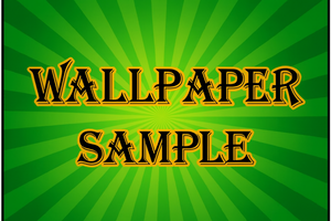 Wallpaper Sample - Add message with pattern number - See description