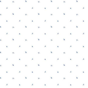 Galerie CK36601 - Kitchen Style 3 Petite Leaf Sprigs Blue White Galerie Wallpaper roll - luxury design for UK feature walls