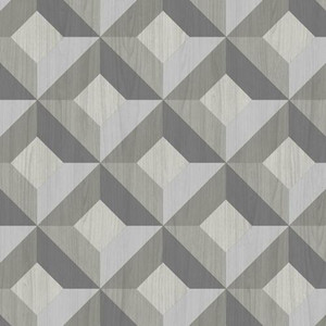 Galerie CK36617 - Kitchen Style 3 Geometric Diamond Grey Black Galerie Wallpaper Mural roll - luxury design for UK feature walls
