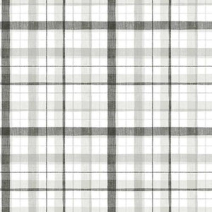Galerie CK36628 - Kitchen Style 3 Plaid Checked Black Grey Galerie Wallpaper roll - luxury design for UK feature walls