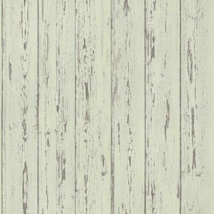 FH37529 - Homestyle Rustic Weathered Wood Light Green Grey Galerie Wallpaper