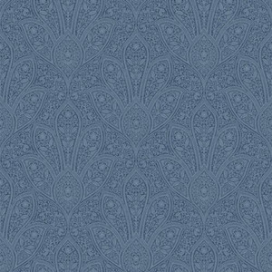 FH37546 - Homestyle Geometric Floral Paisley Patterns Blue Galerie Wallpaper